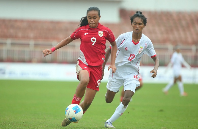Indonesia đánh bại Myanmar trên chấm luân lưu, đứng hạng 3 giải U19 nữ Đông Nam Á - Ảnh 3