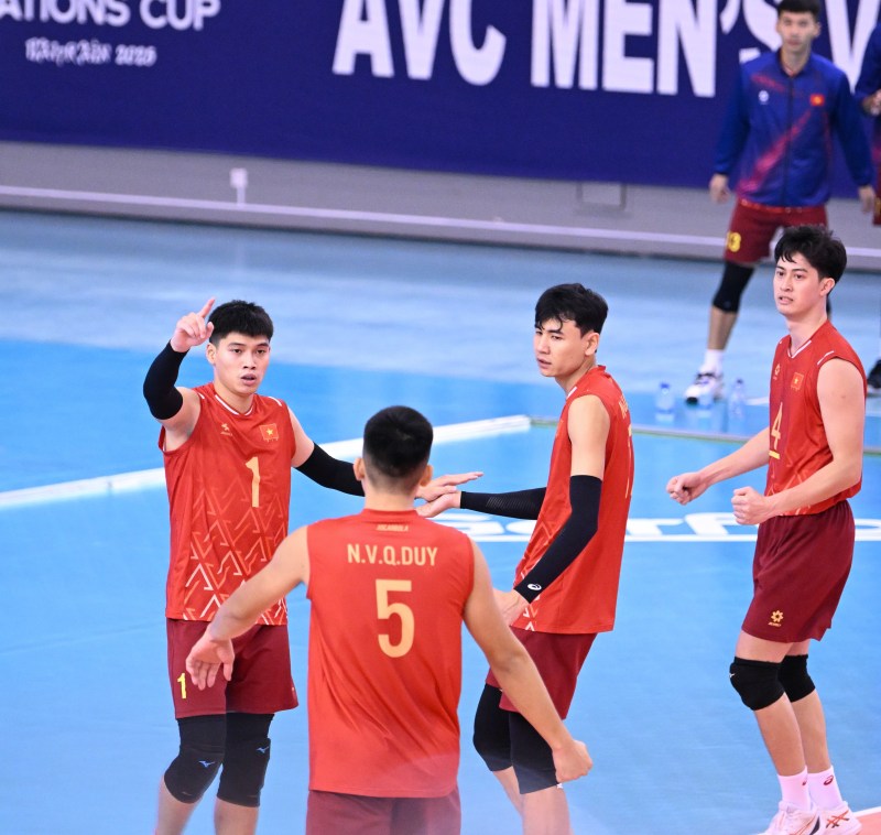 Tuyển bóng chuyền nam Việt Nam vào tứ kết AVC Nations Cup 2025 sớm một lượt đấu - Ảnh 1