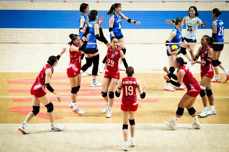 Tuyển bóng chuyền nữ Thái Lan thua đau trước Nhật Bản ở Volleyball Nations League 2025 - Ảnh 1