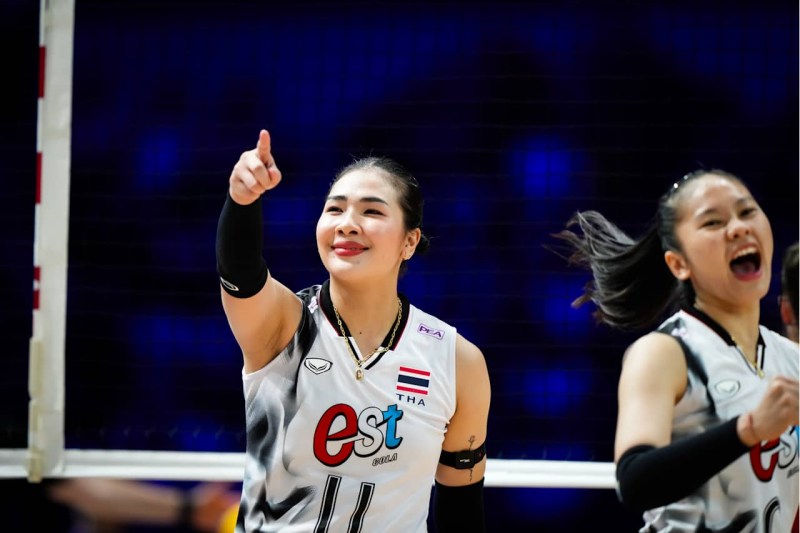 Tuyển bóng chuyền nữ Thái Lan thua thảm đối thủ yếu ở Volleyball Nations League 2025 - Ảnh 1
