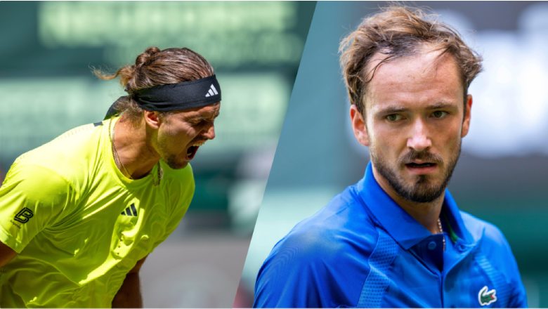 Zverev thắng trận dù bị đau bụng, gặp Medvedev ở kết Halle Open 2025 - Ảnh 2