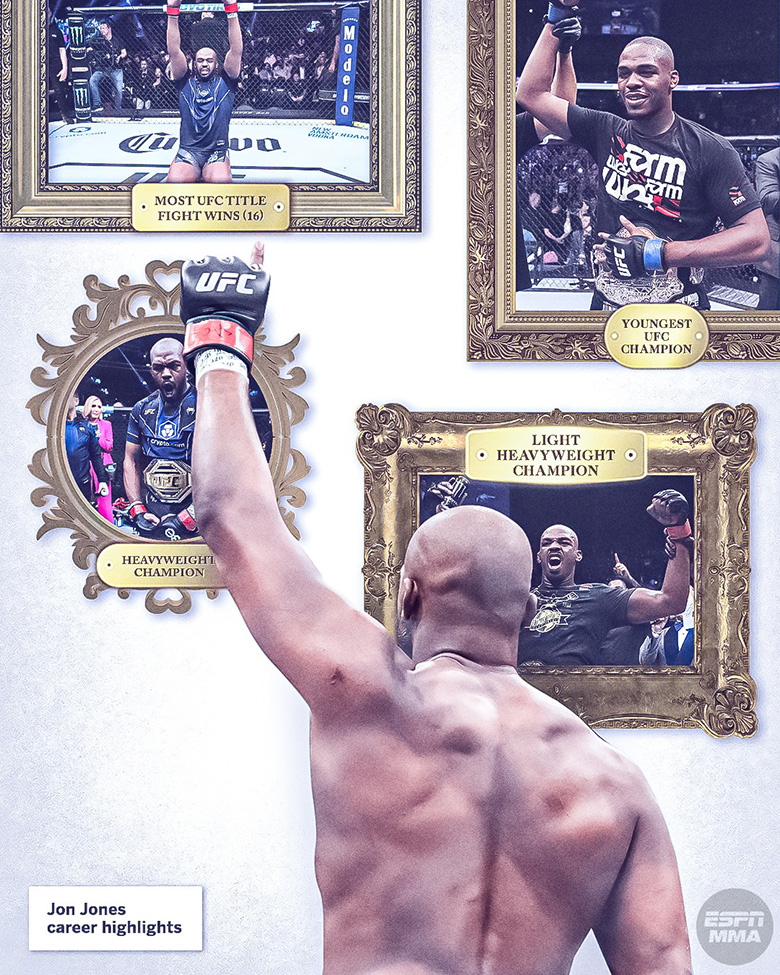 Jon Jones để lại di sản đồ sộ khi chia tay UFC - Ảnh 1