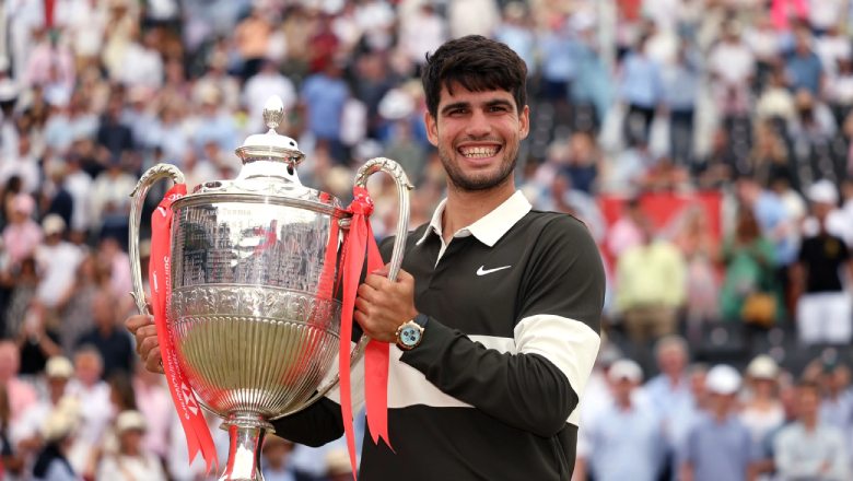 Alcaraz vô địch 3 giải đấu liên tiếp, chạy đà hoàn hảo cho Wimbledon 2025 - Ảnh 1