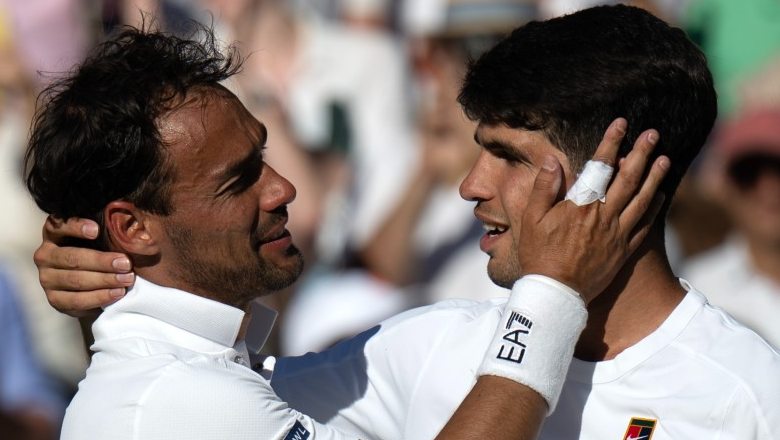 Alcaraz ‘hút chết’ sau 5 set ở trận ra quân Wimbledon 2025 - Ảnh 1