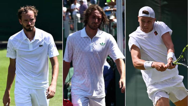 Kết quả tennis ngày 1/7: Tsitsipas và Medvedev thua sốc ở Wimbledon 2025 - Ảnh 1