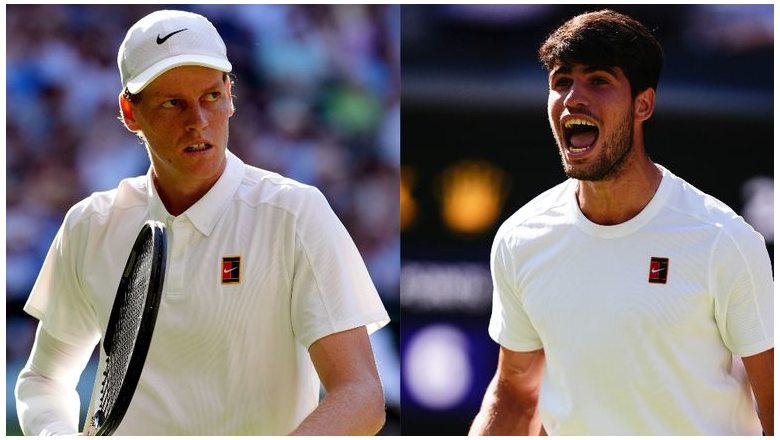 Sinner thắng Djokovic lần thứ 5 liên tiếp, tái ngộ Alcaraz ở chung kết Wimbledon - Ảnh 2