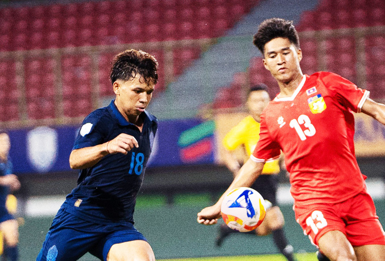 Lào và Campuchia chia điểm, khó tranh vé bán kết với U23 Việt Nam - Ảnh 2
