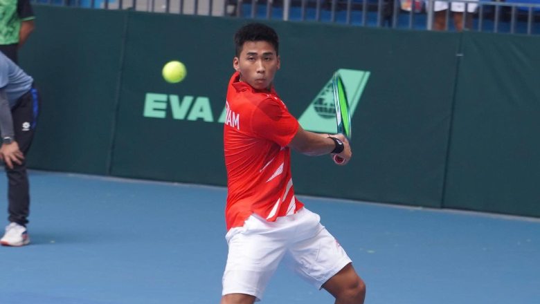 Thua 0-3 Singapore, ĐT quần vợt Việt Nam phải dự trận play-off trụ hạng Davis Cup - Ảnh 1