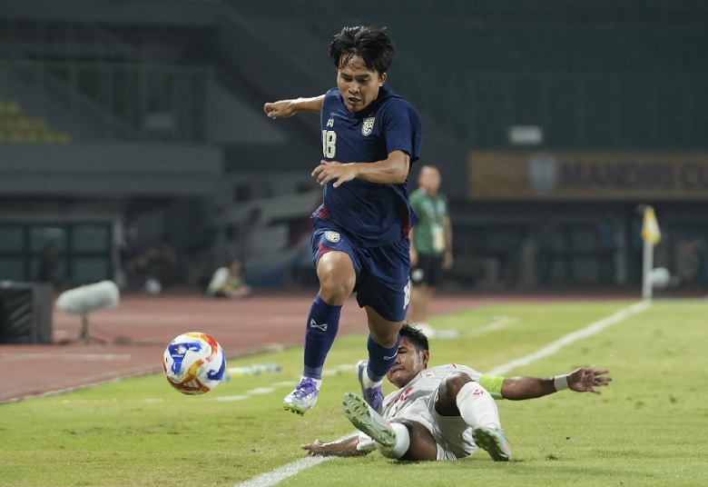 U23 Thái Lan tiến vào bán kết sau trận hòa nhạt nhẽo với Myanmar - Ảnh 2