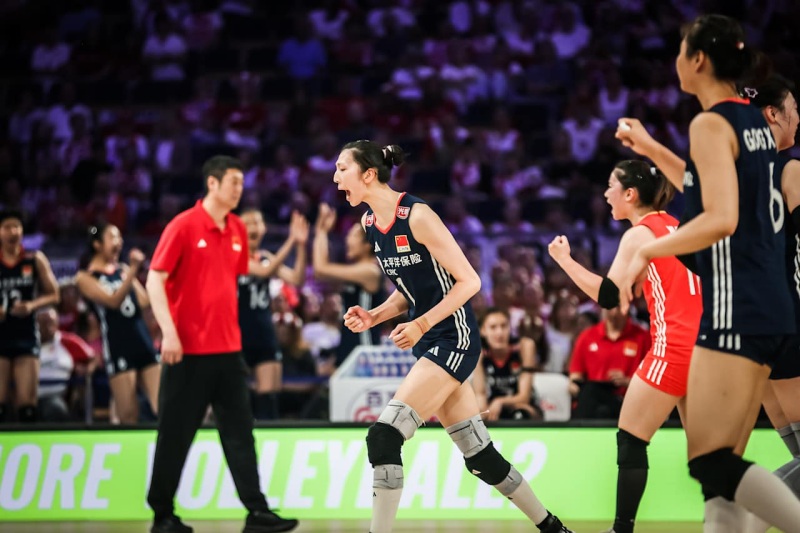 Tuyển bóng chuyền nữ Trung Quốc thua cay đắng ở tứ kết Volleyball Nations League 2025 - Ảnh 1