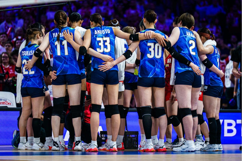 Tuyển bóng chuyền nữ Nhật Bản tay trắng rời Volleyball Nations League 2025 - Ảnh 1