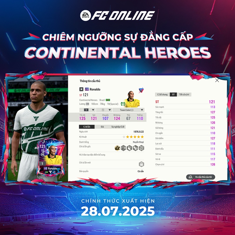 FC ONLINE: Messi chính thức vượt mặt CR7 trong mùa thẻ mới Continental Heroes - Ảnh 5