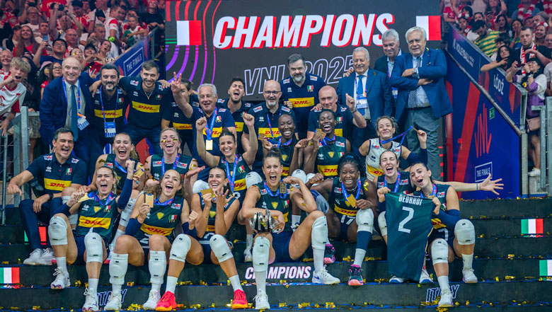 Nhà vô địch Olympic tiếp tục lên ngôi ở Volleyball Nations League 2025 - Ảnh 1