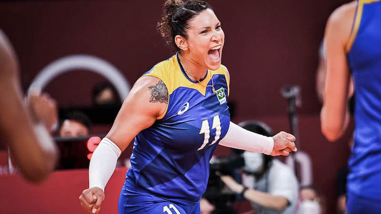 Nhà vô địch Olympic của bóng chuyền nữ Brazil tiếp tục nhận án cấm đầu vì doping - Ảnh 1