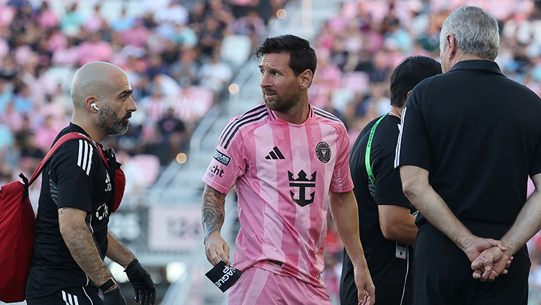 Inter Miami thắng trên chấm phạt đền trong ngày Messi rời sân sớm - Ảnh 1