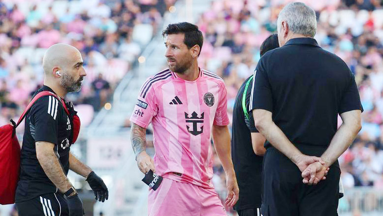 Messi rời sân sớm vì chấn thương, Inter Miami thấp thỏm lo lắng - Ảnh 1