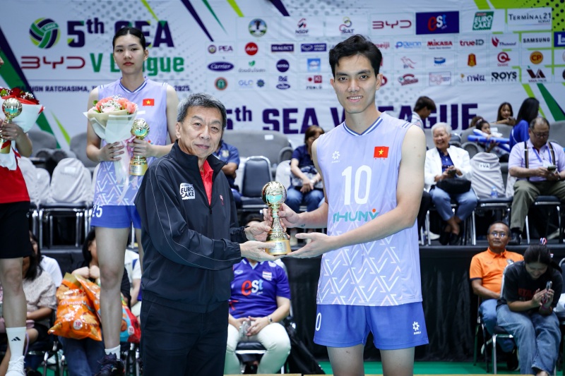 Tuyển bóng chuyền nữ Việt Nam ẵm 3 giải cá nhân ở SEA V.League 2025 - Ảnh 1