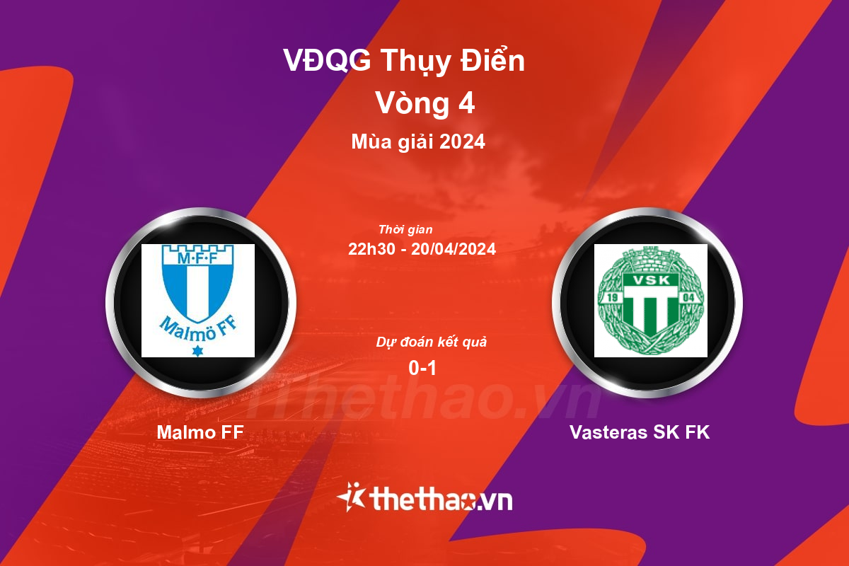 Nhận định bóng đá trận Malmo FF vs Vasteras SK FK