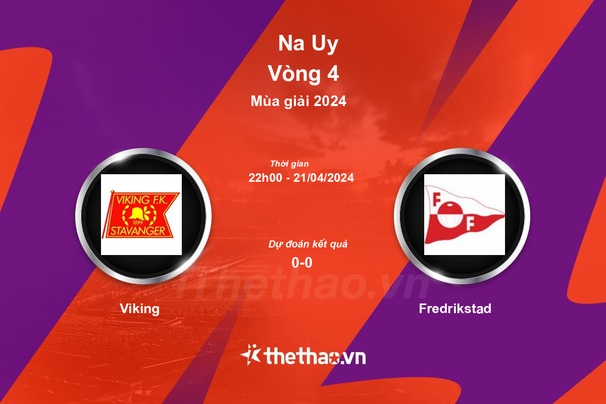 Nhận định, soi kèo Viking vs Fredrikstad, 22:00 ngày 21/04/2024 Na Uy 2024