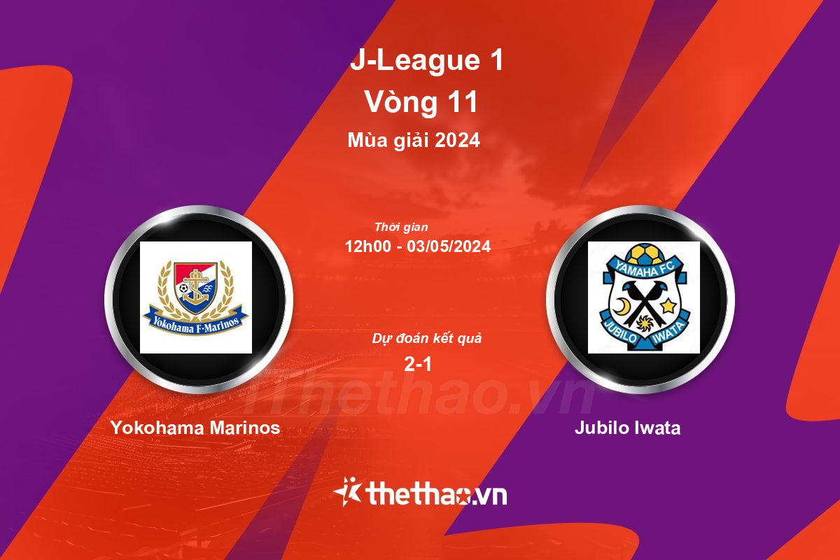 Nhận định, soi kèo Yokohama Marinos vs Jubilo Iwata, 12:00 ngày 03/05/2024 J-League 1 2024