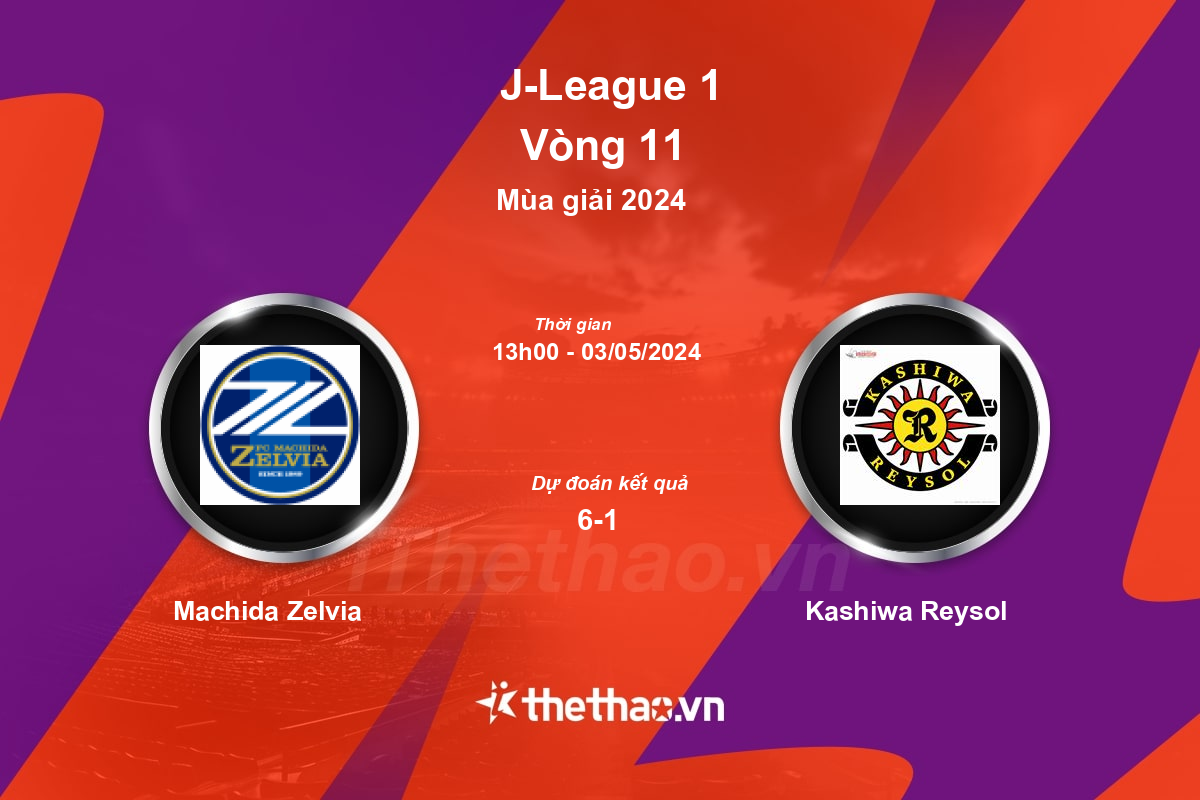 Nhận định, soi kèo Machida Zelvia vs Kashiwa Reysol, 13:00 ngày 03/05/2024 J-League 1 2024