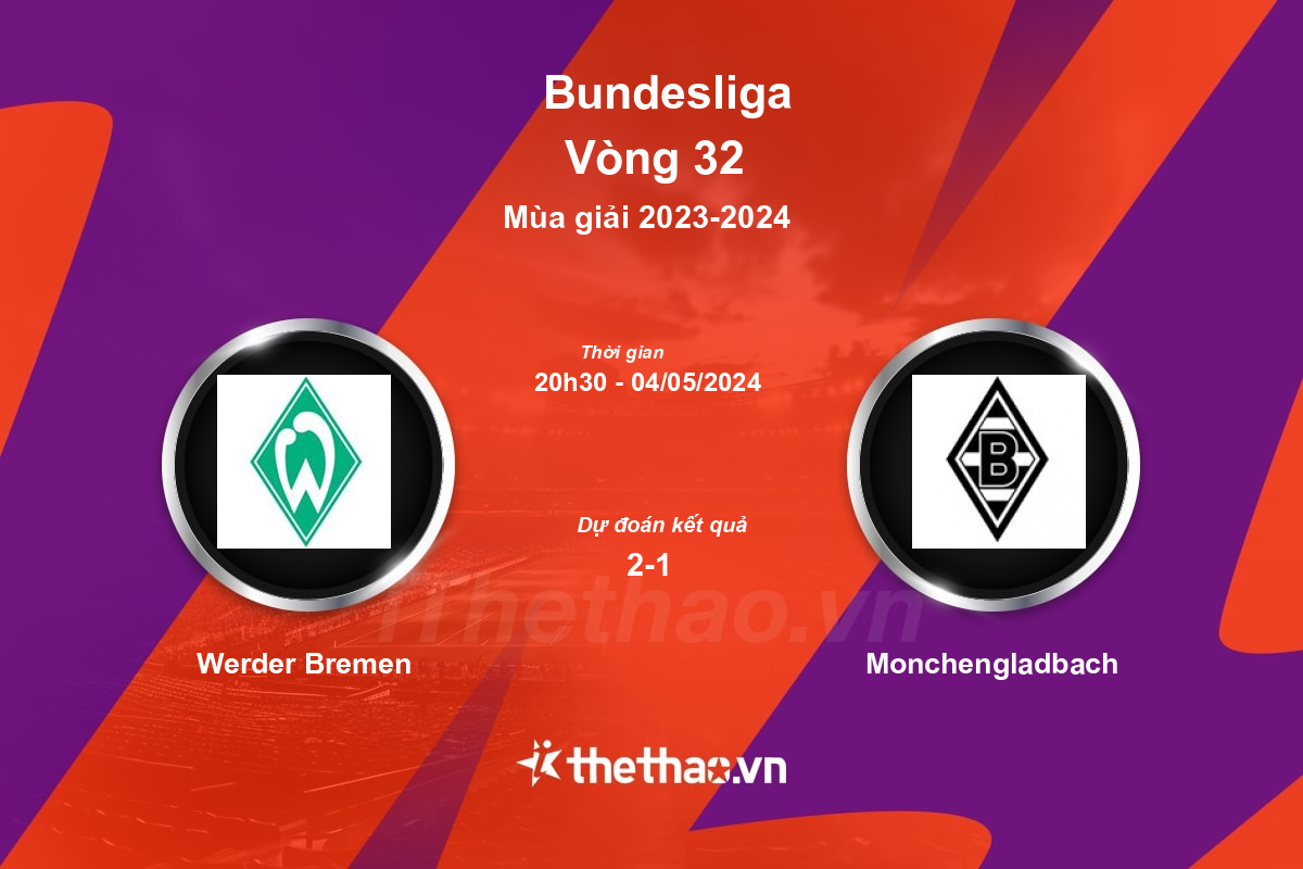 Nhận định bóng đá trận Werder Bremen vs Monchengladbach