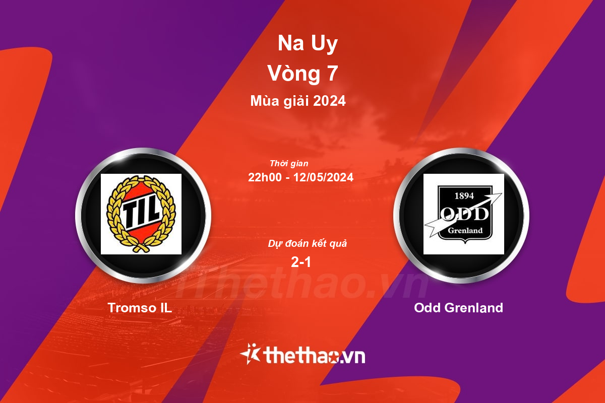 Nhận định, soi kèo Tromso IL vs Odd Grenland, 22:00 ngày 12/05/2024 Na Uy 2024