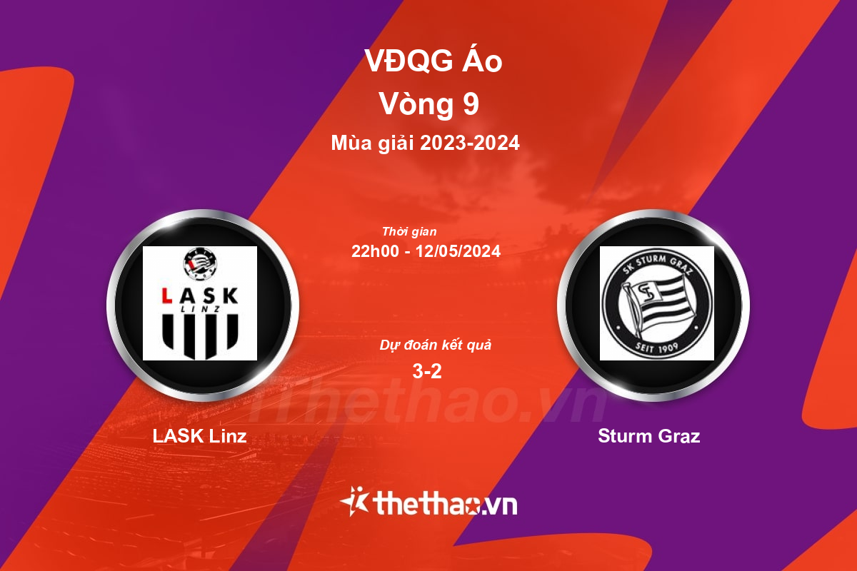 Nhận định, soi kèo LASK Linz vs Sturm Graz, 22:00 ngày 12/05/2024 VĐQG Áo 2023-2024