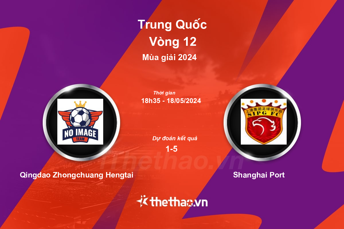 Nhận định bóng đá trận Qingdao Zhongchuang Hengtai vs Shanghai Port