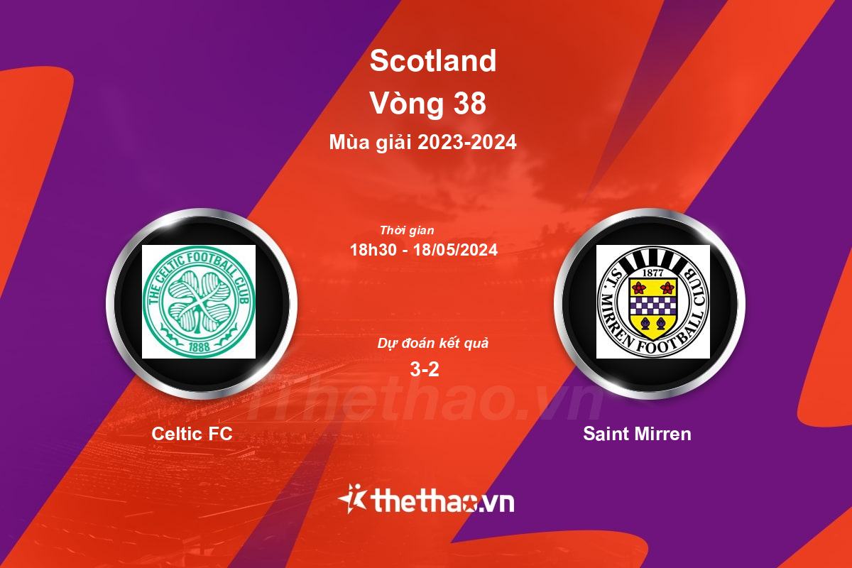 Nhận định bóng đá trận Celtic FC vs Saint Mirren