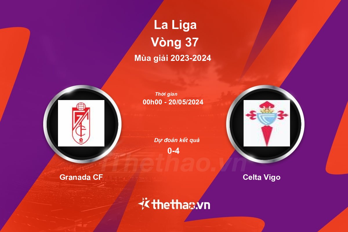 Nhận định, soi kèo Granada CF vs Celta Vigo, 00:00 ngày 20/05/2024 La Liga 2023-2024