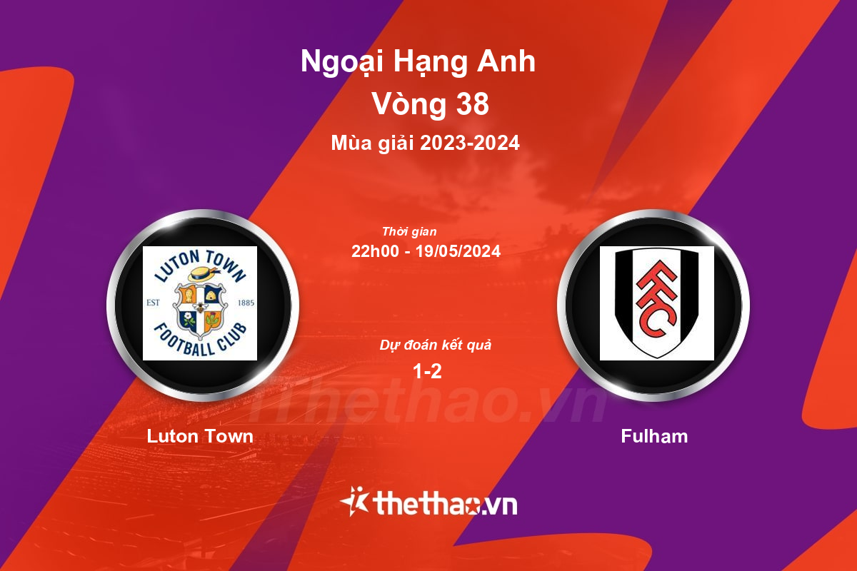 Nhận định bóng đá trận Luton Town vs Fulham