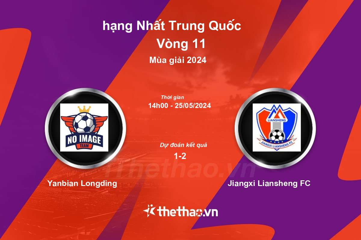 Nhận định, soi kèo Yanbian Longding vs Jiangxi Liansheng FC, 14:00 ngày 25/05/2024 hạng Nhất Trung Quốc 2024