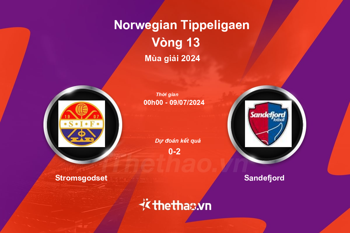 Nhận định, soi kèo Stromsgodset vs Sandefjord, 00:00 ngày 09/07/2024 Na Uy 2024