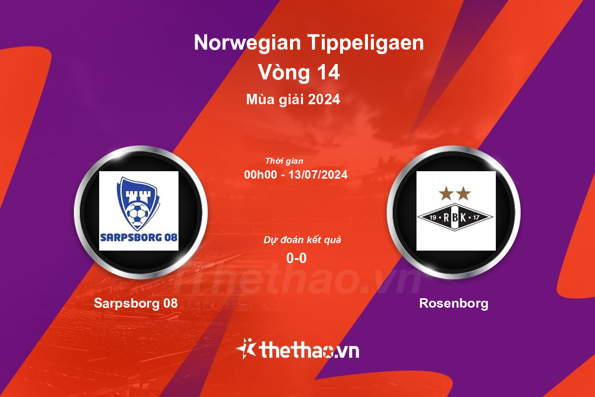 Nhận định bóng đá trận Sarpsborg 08 vs Rosenborg