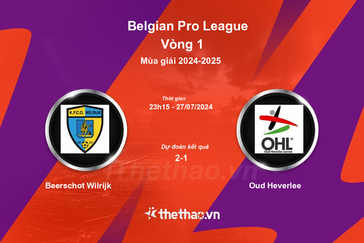 Nhận định bóng đá trận Beerschot Wilrijk vs Oud Heverlee