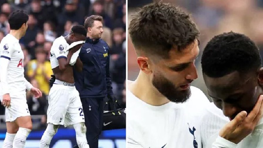Ngôi sao Tottenham khóc nấc vì chấn thương, nguy cơ bỏ lỡ CAN 2024
