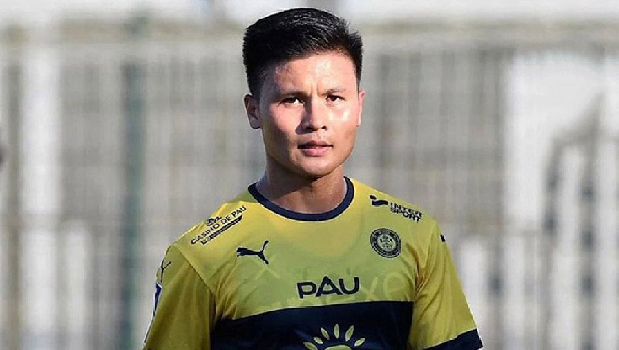 Quang Hải không được đăng ký trong chiến thắng của Pau FC ở Ligue 2