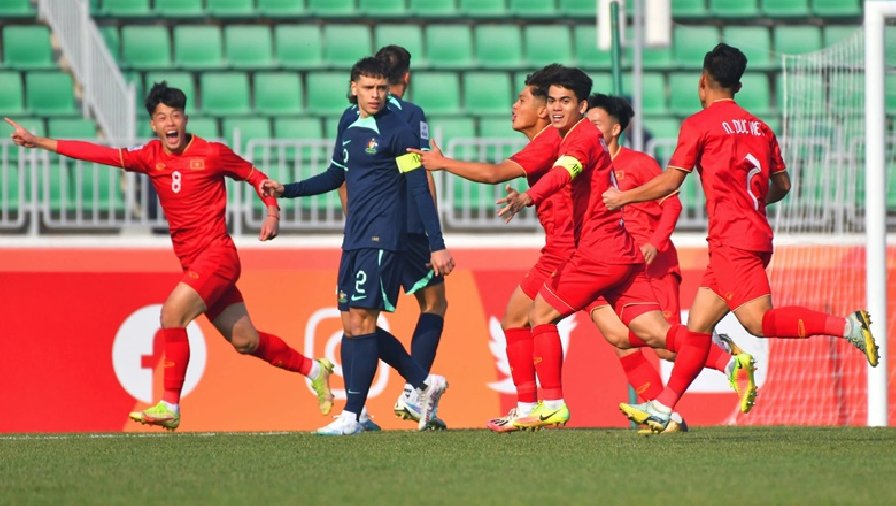 Kết quả U20 Việt Nam vs U20 Australia: Quốc Việt tỏa sáng, bùng nổ ngày ra quân
