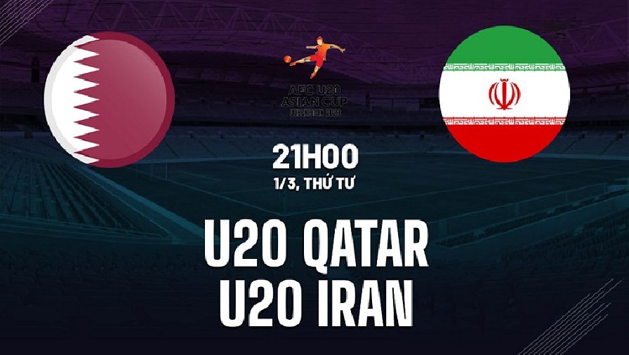 Nhận định, soi kèo U20 Qatar vs U20 Iran, 21h00 ngày 01/03: Tin vào cửa trên