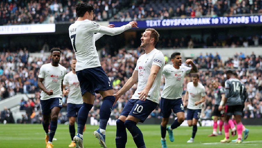 Kết quả Tottenham vs Leicester: Kane, Son nổ súng giúp Spurs tạm trở lại top 4