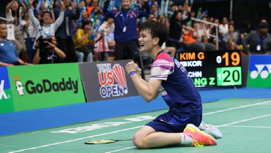 Tay vợt không hạt giống bất ngờ đăng quang Giải cầu lông vô địch châu Á