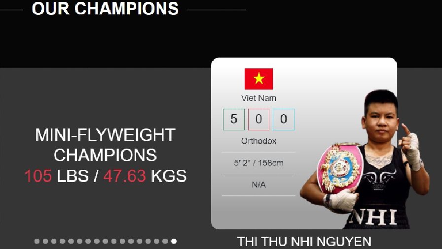 Thu Nhi chưa bị tước đai vô địch WBO thế giới?
