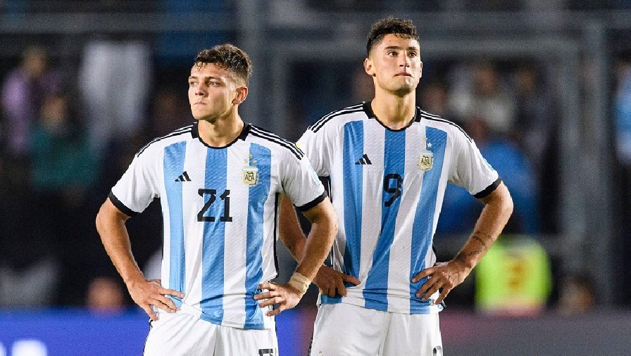 U20 Argentina bị loại khỏi U20 World Cup ngay trên sân nhà từ vòng 1/8