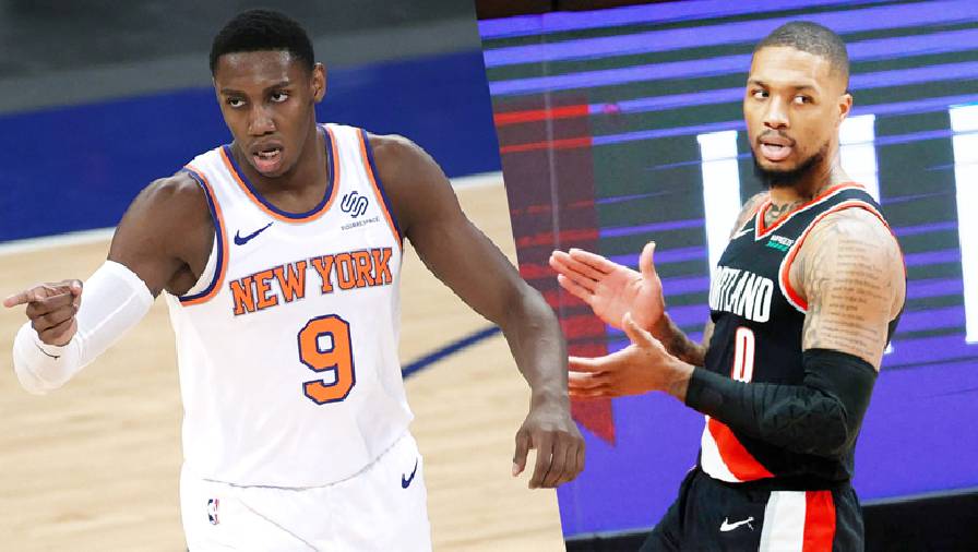 New York Knicks gạ Blazers đổi Lillard lấy RJ Barrett