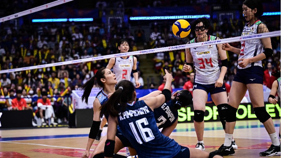 Tuyển bóng chuyền nữ Nhật Bản 'vùi dập' Thái Lan, thẳng tiến VCK Volleyball Nations League 2023