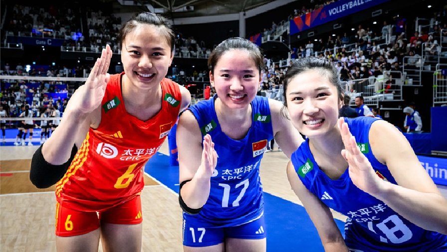 Tuyển bóng chuyền nữ Trung Quốc lách qua khe cửa hẹp vào tứ kết Volleyball Nations League 2023