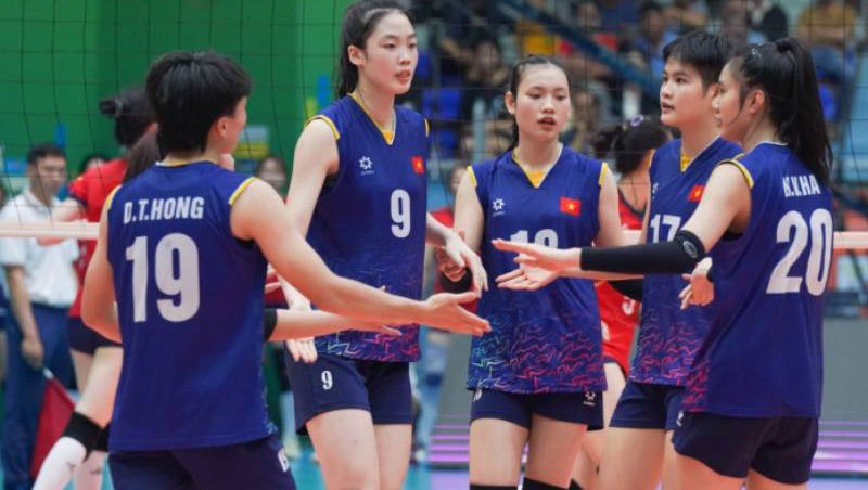 Tuyển bóng chuyền nữ U20 Việt Nam bỏ lỡ cơ hội, thua ngược tiếc nuối trước người Thái ở giải VĐ châu Á 2024