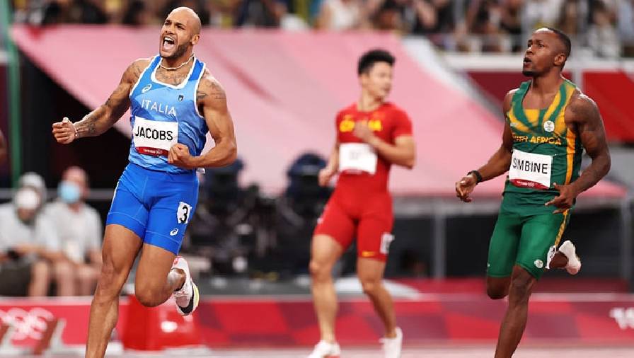 Olympic Tokyo 2021: Marcell Jacobs giành HCV ở nội dung chạy 100m nam
