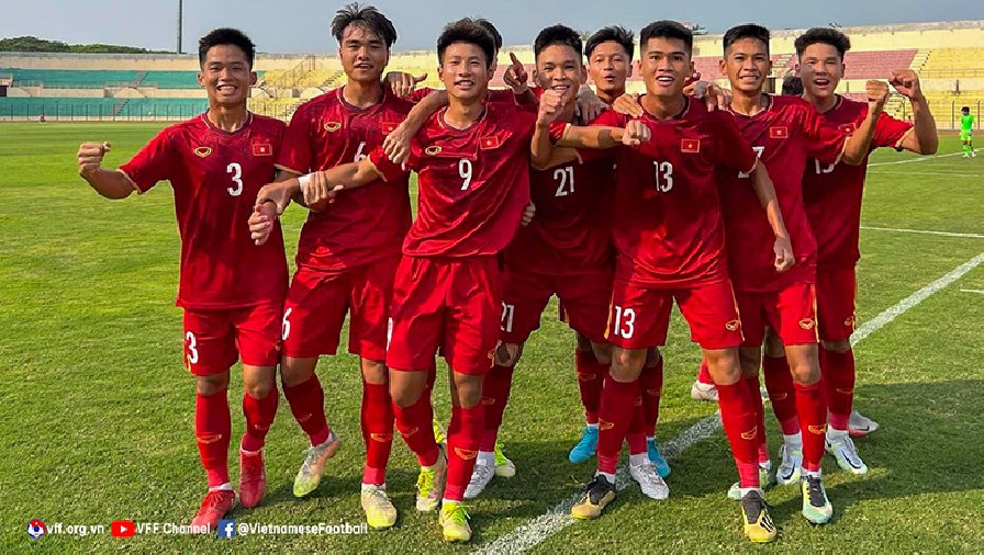 U16 Việt Nam có lực lượng mạnh nhất cho trận gặp Philippines